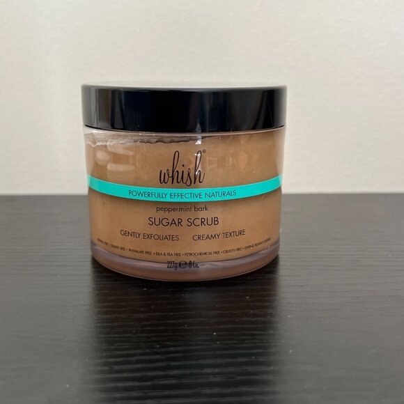 Whish Sugar Scrub Peppermint Bark 8 oz - Picture 2 of 4